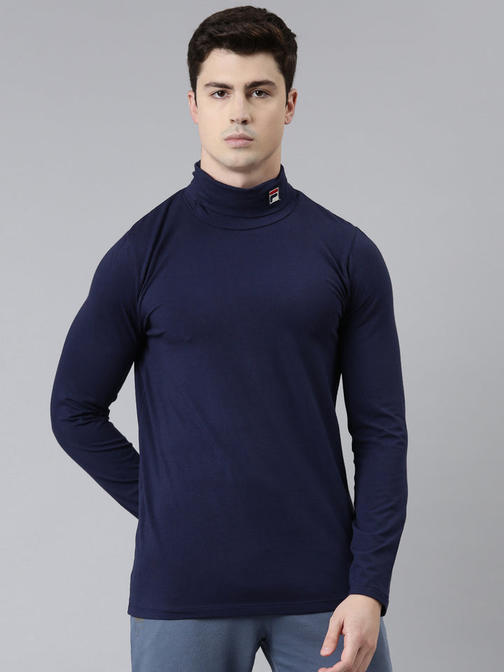 Fila Black 19Th Roll Neck Men's T-Shirt