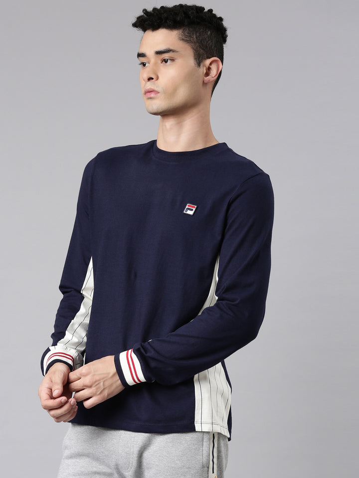 Fila Peacoat Silas Men's Cut and Sew T-Shirt