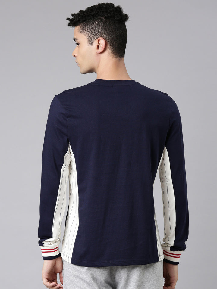 Fila Peacoat Silas Men's Cut and Sew T-Shirt