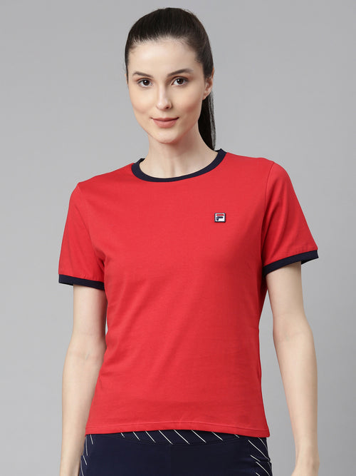 Fila Red Marcia Women's Short Sleeve T-Shirt
