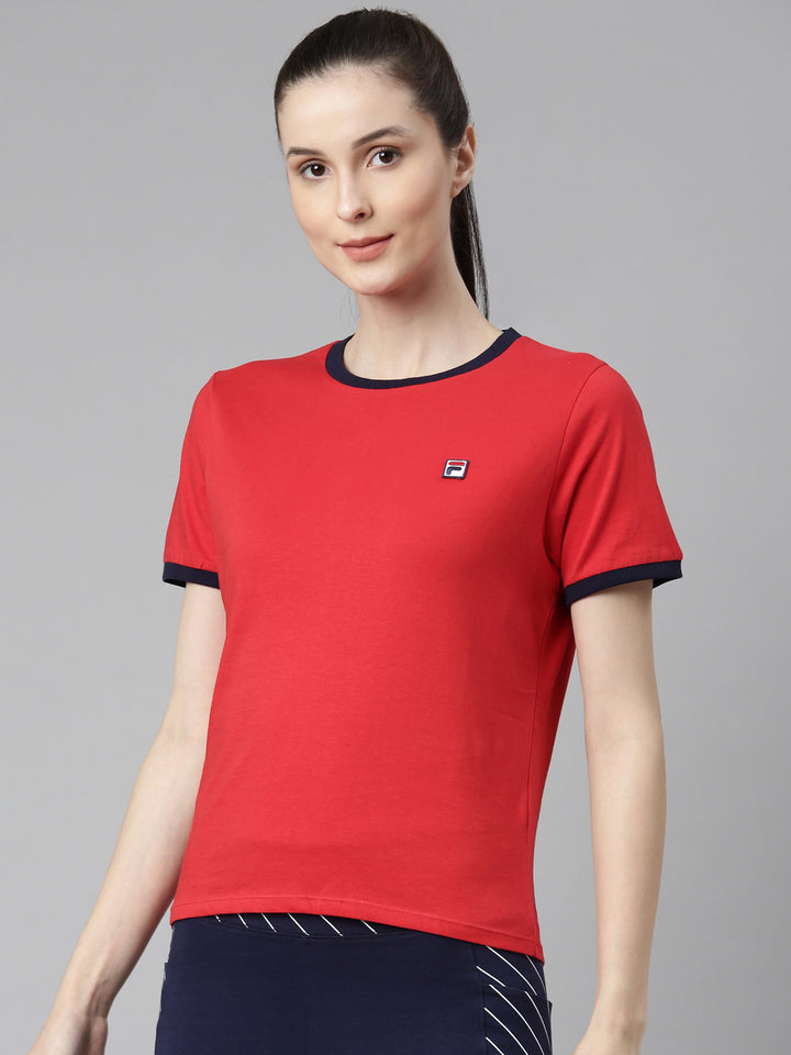 Fila Red Marcia Women's Short Sleeve T-Shirt