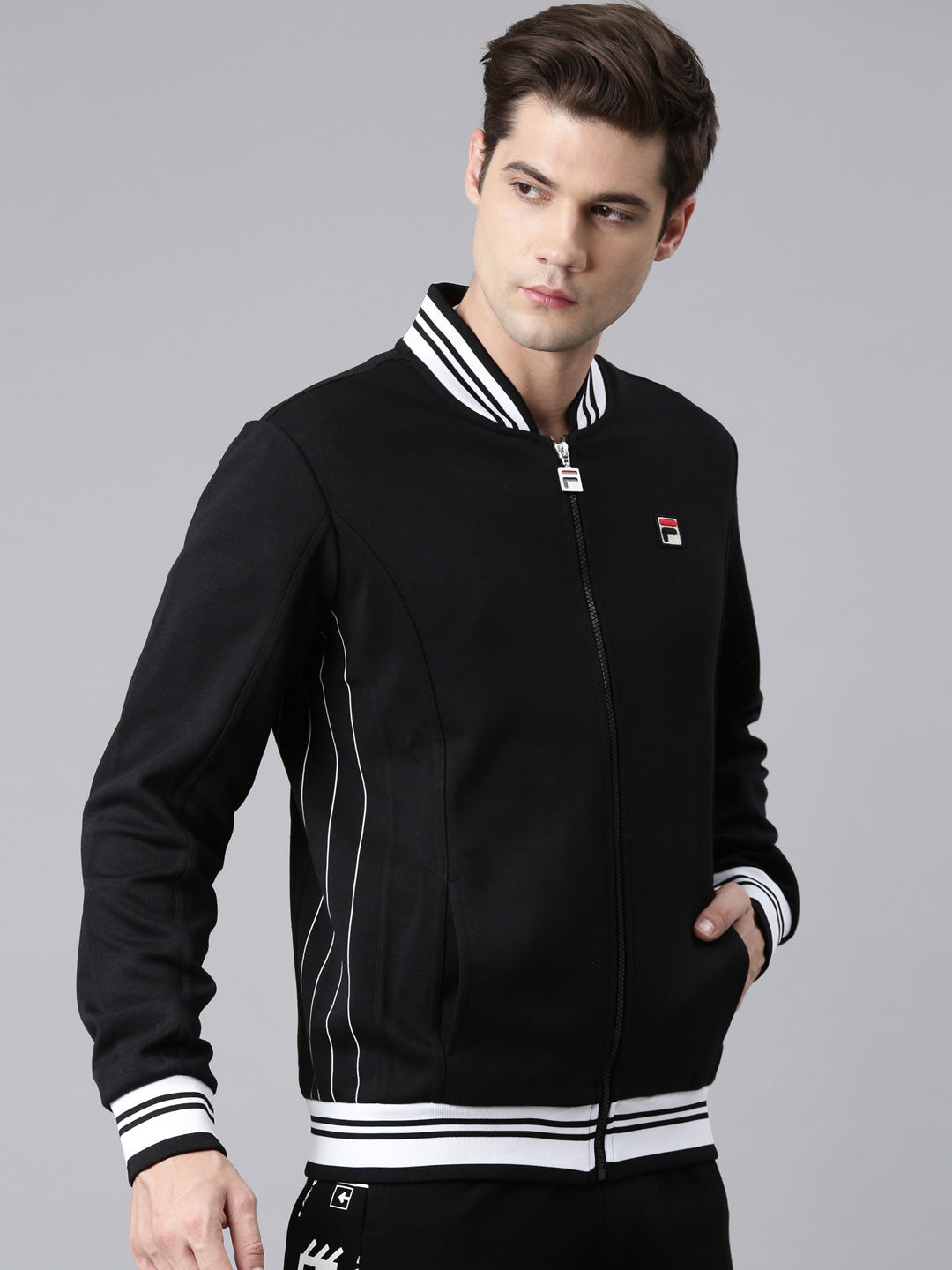 Fila Black Settanta 2 Men's Track Jacket