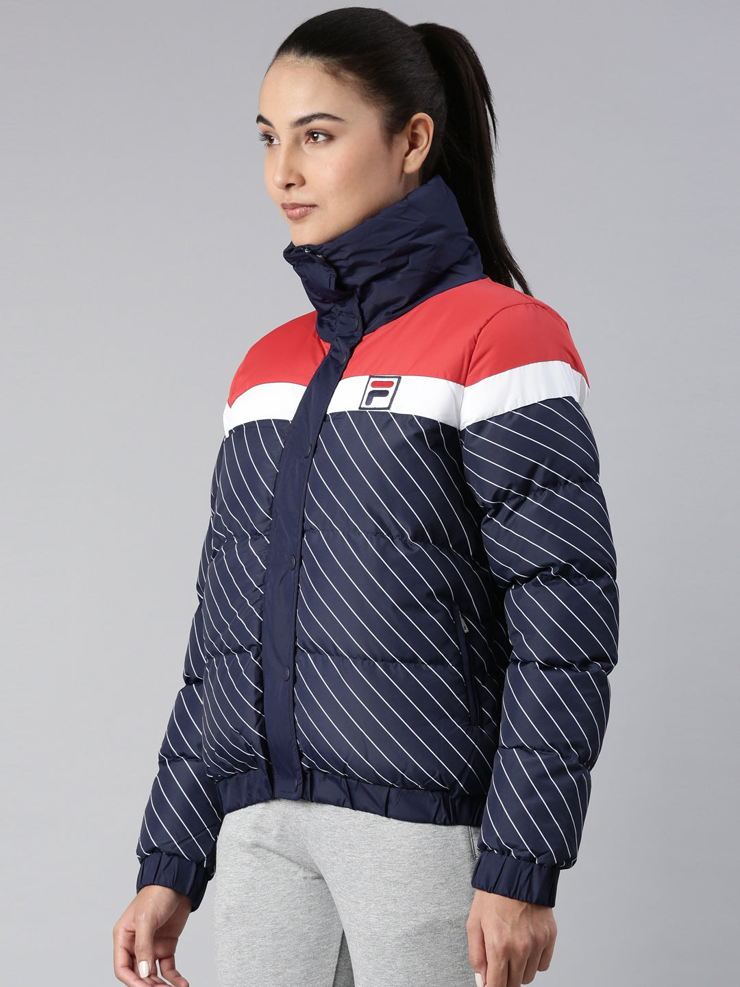Fila Black Lottie Women's Quilted Jacket