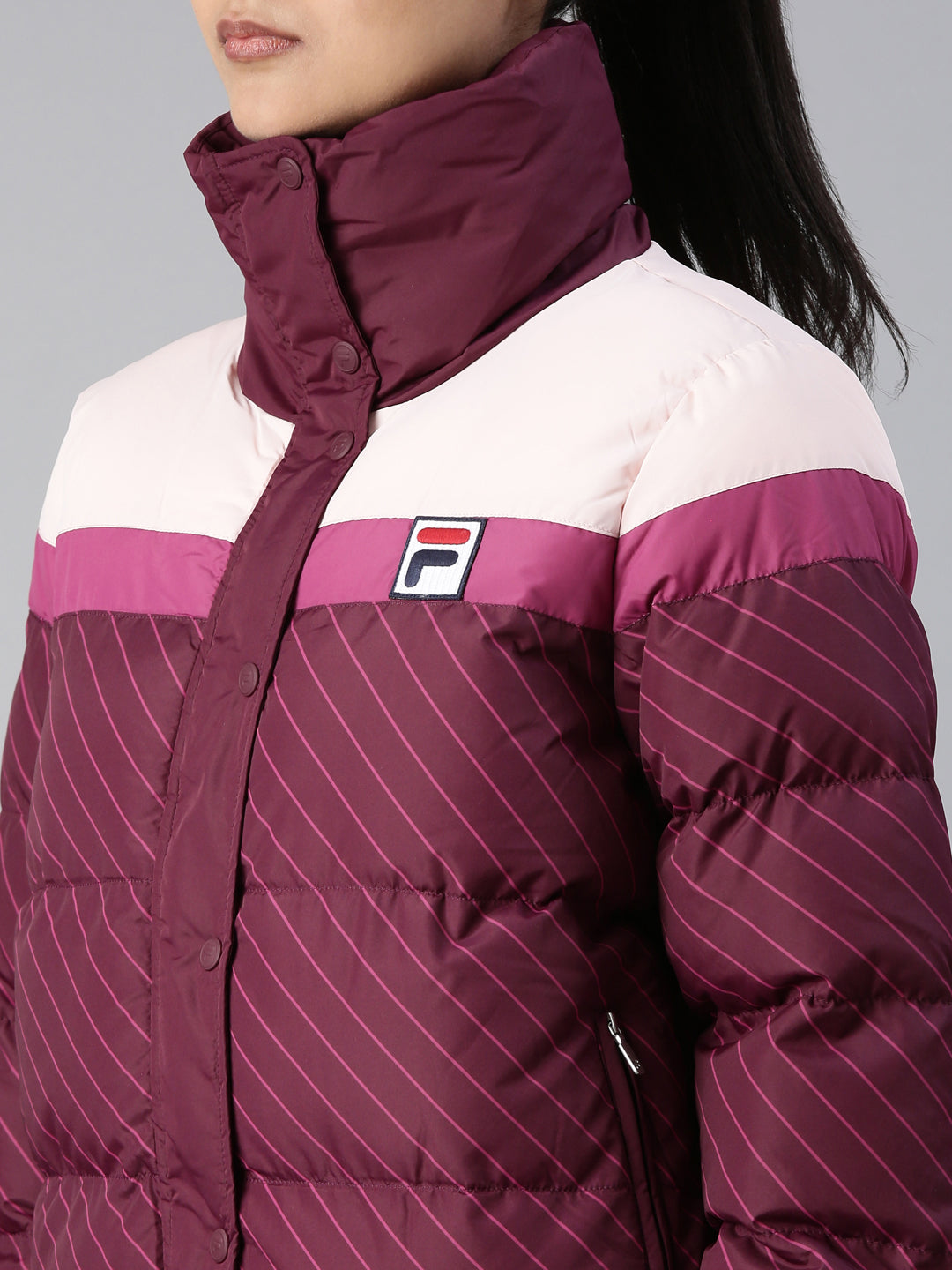 Fila Black Lottie Women's Quilted Jacket