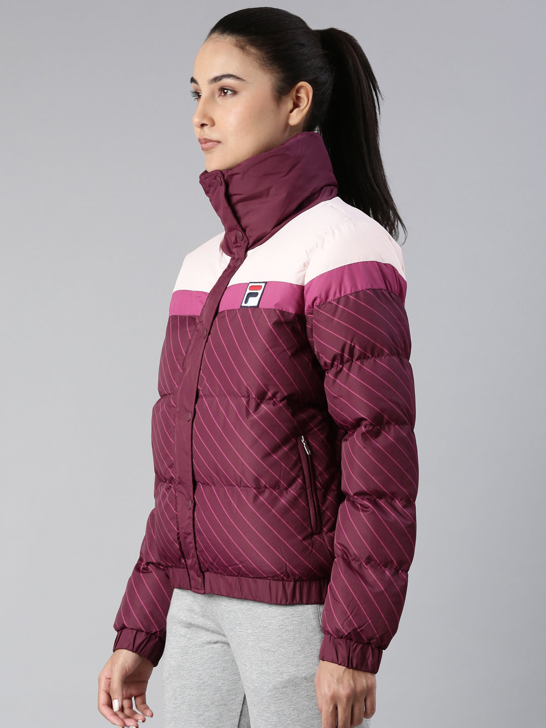 Fila Black Lottie Women's Quilted Jacket