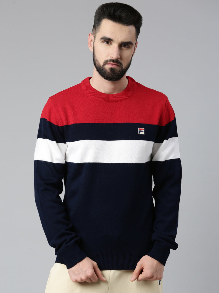 Fila Red Abner Men's Long Sleeve Sweater