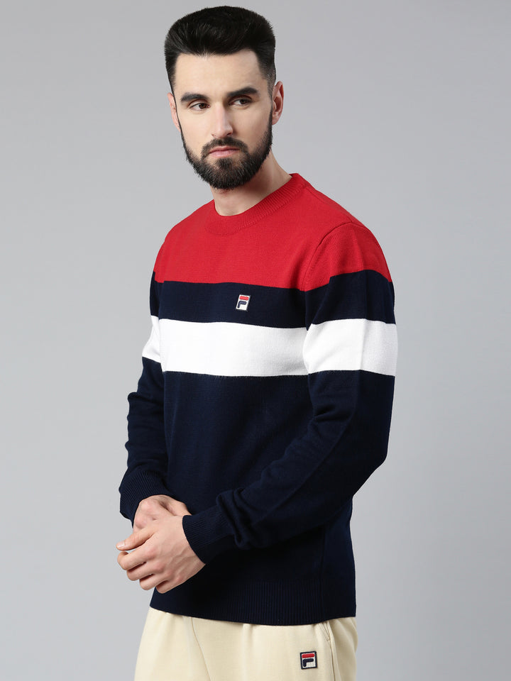 Fila Red Abner Men's Long Sleeve Sweater