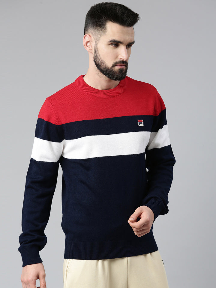 Fila Red Abner Men's Long Sleeve Sweater