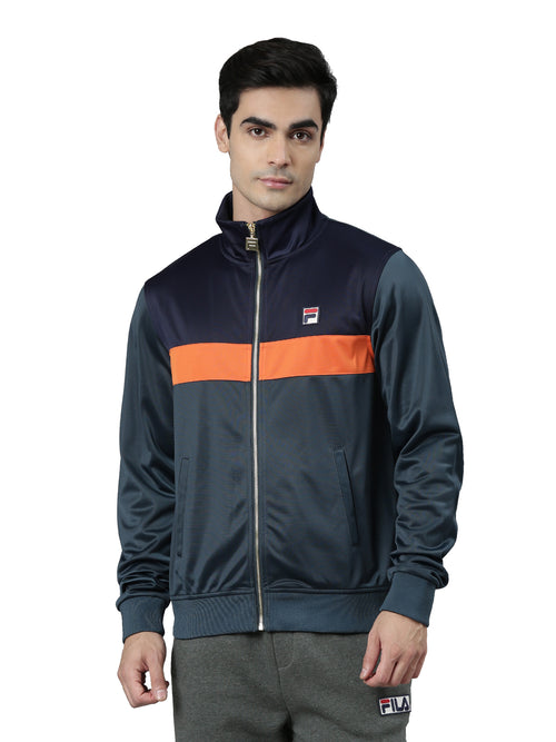 Fila Light Green Nash Men's High Neck Jacket