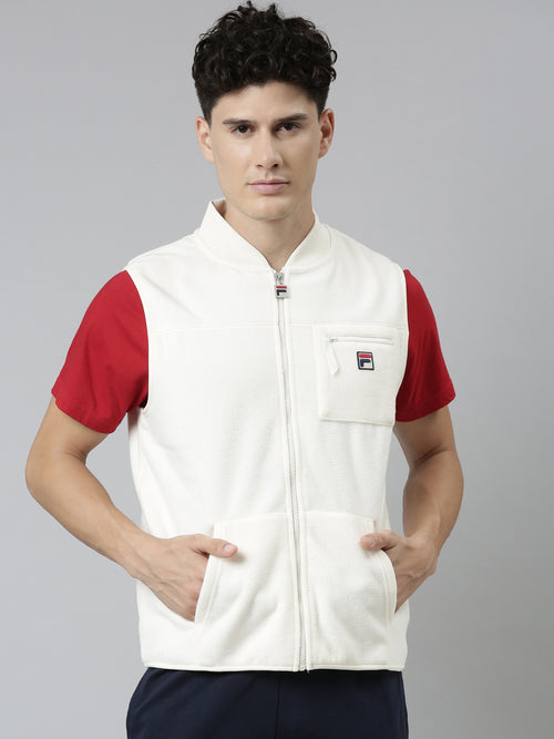 Fila White Grant Men's Jacket