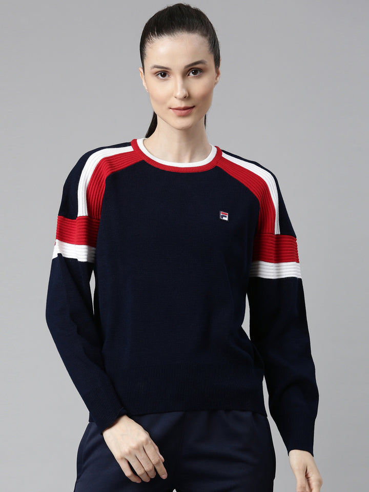 Fila Black Frankie Women's Cut and Sew Track Top