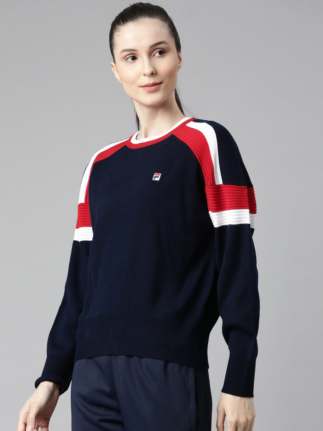 Fila Black Frankie Women's Cut and Sew Track Top