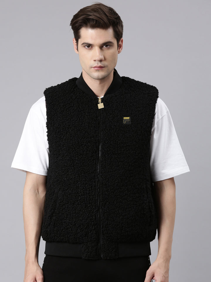 Fila Black Zenga Men's Reversible Jacket