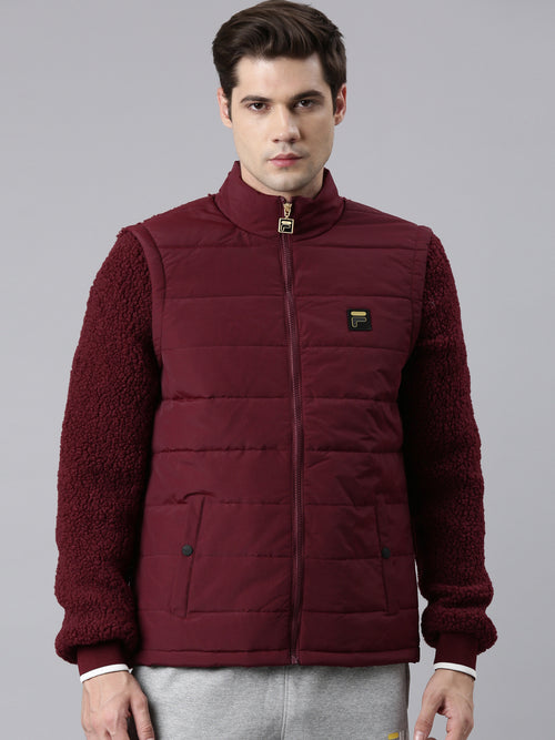 Fila Grey Biaggi Bomber Men's Quilted Jacket