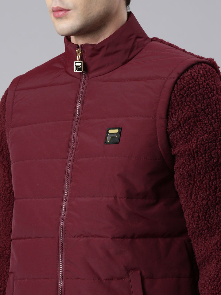 Fila Grey Biaggi Bomber Men's Quilted Jacket