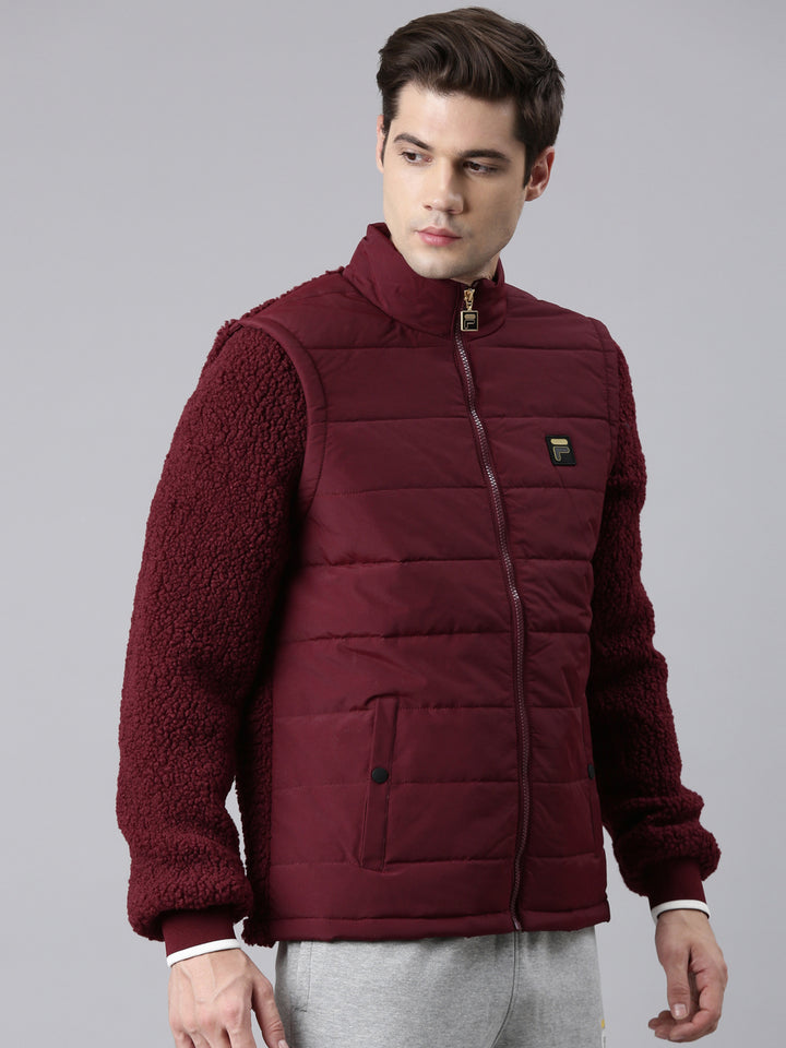 Fila Grey Biaggi Bomber Men's Quilted Jacket