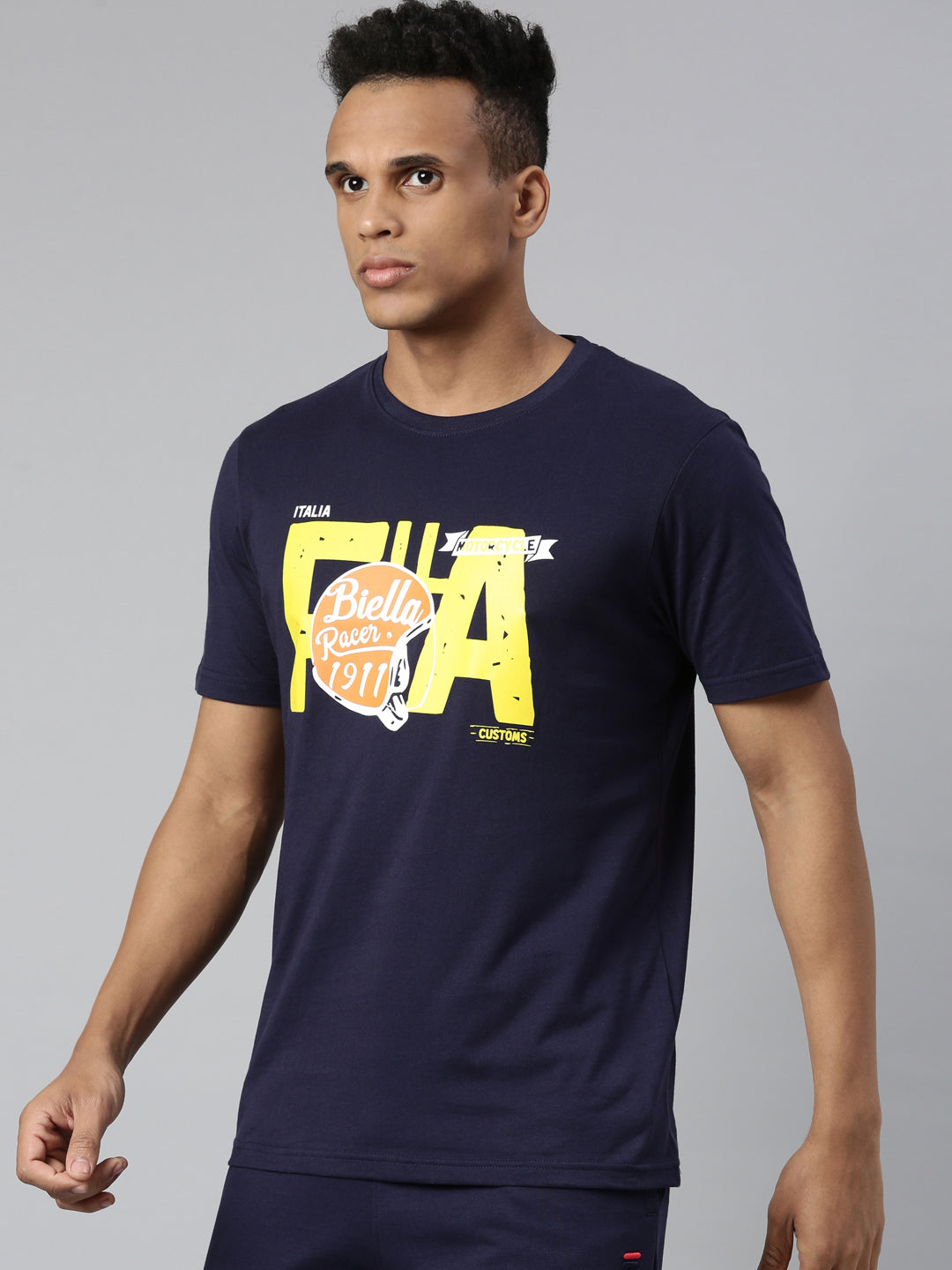 Fila Black Race Men's Logo T-Shirt