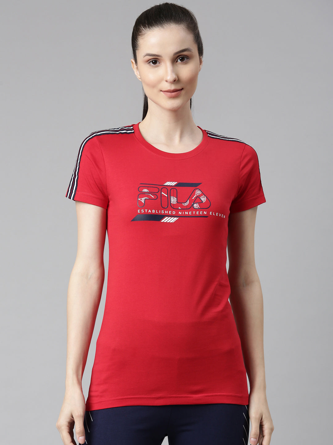 Fila Black Luis Women's Logo T-Shirt