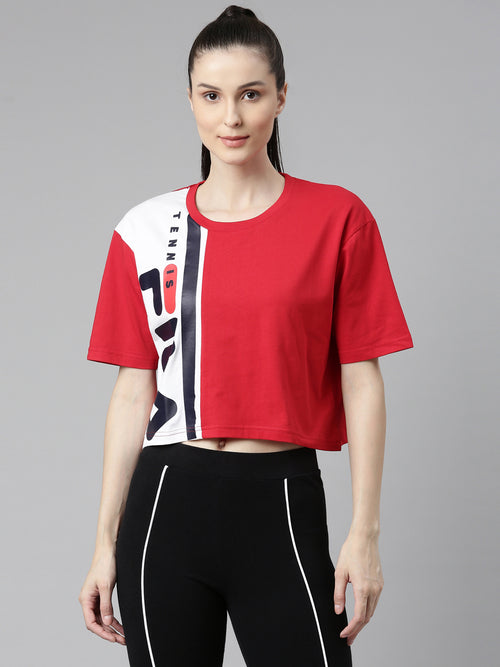 Fila White Lea Women's Boxy T-Shirt