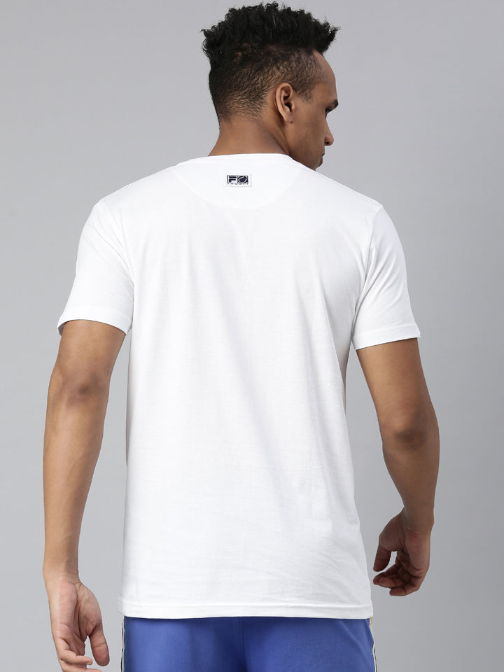 Fila White Laura Men's Logo T-Shirt