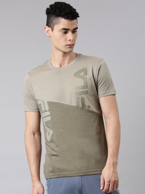 Fila White Arpit Men's Logo T-Shirt