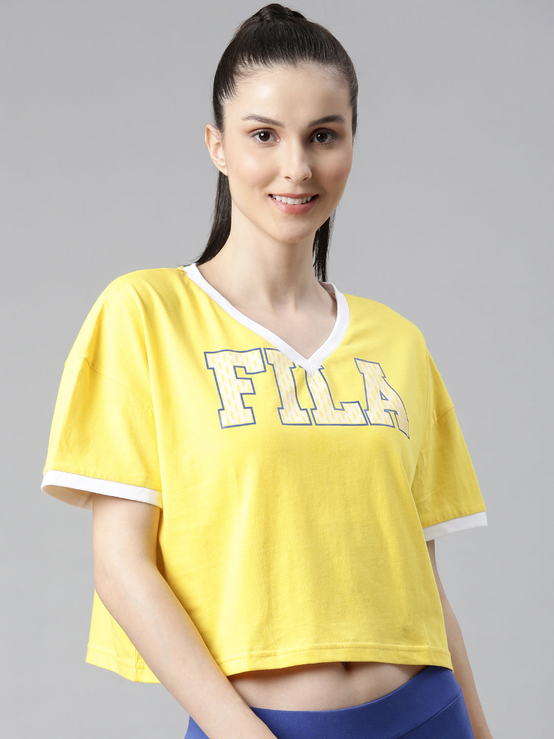 Fila Black Chandler Women's Boxy T-Shirt