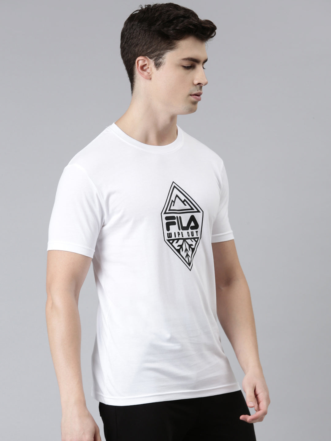 Fila Black Mathers Men's Logo T-Shirt