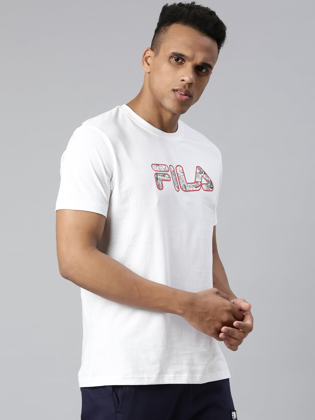 Fila Black Juttor Men's Logo T-Shirt