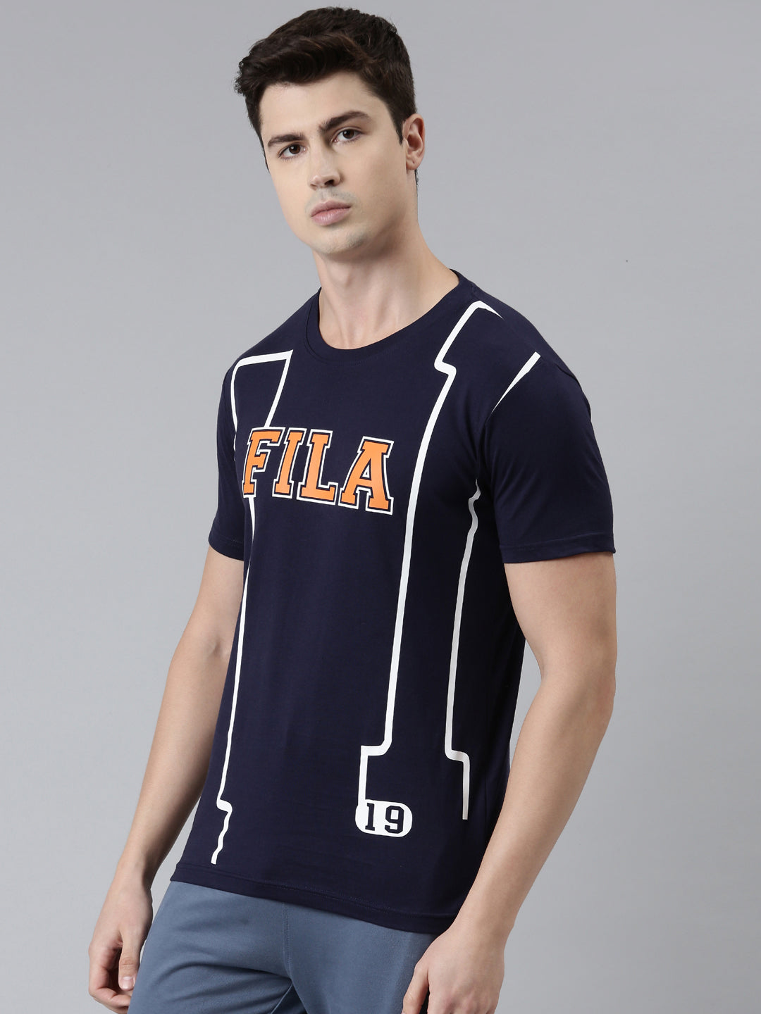 Fila Black Brenda Men's Logo T-Shirt