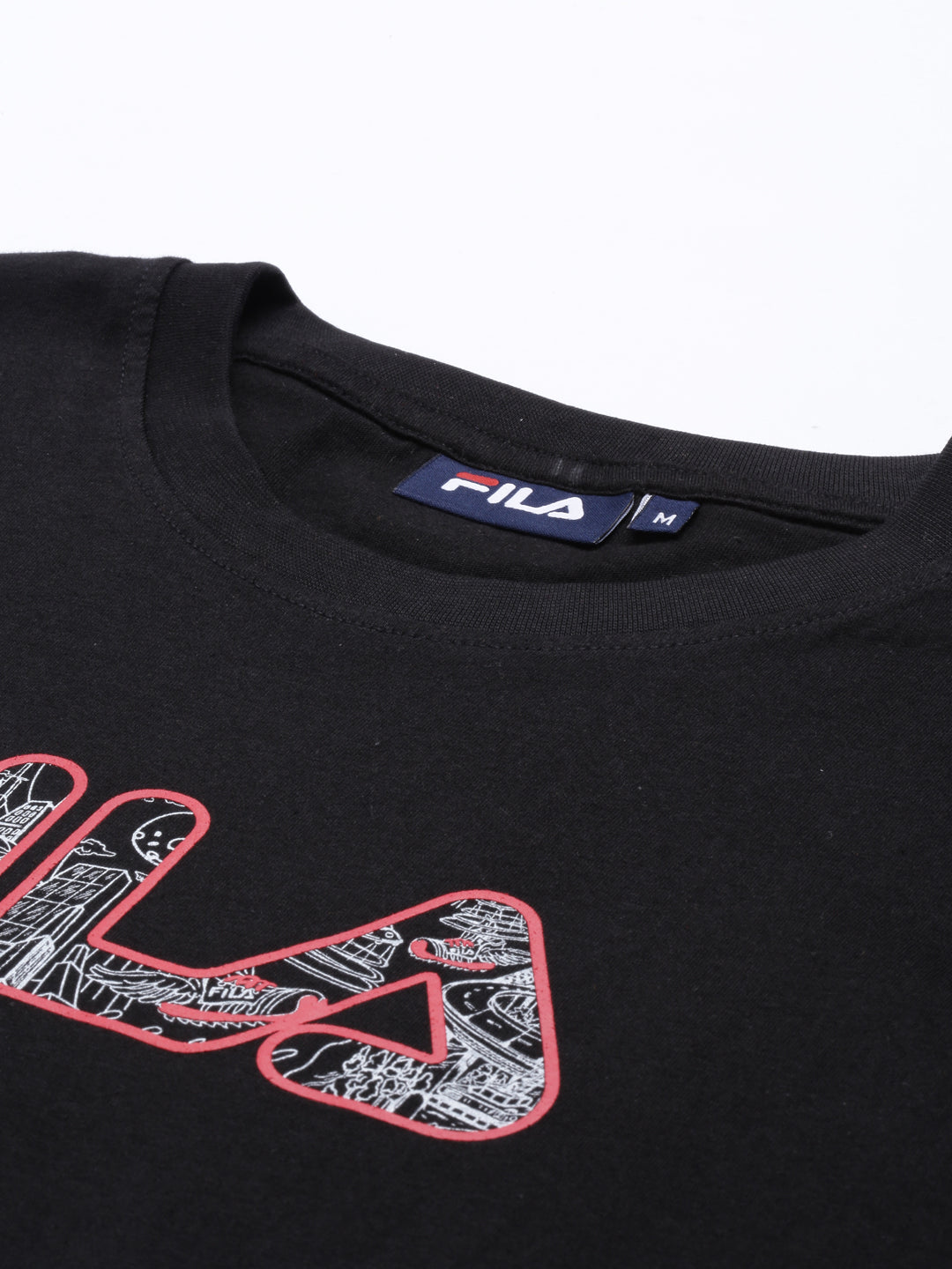 Fila Red Juttor Men's Logo T-Shirt