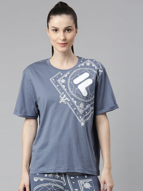 Fila White Colin Women's Graphic T-Shirt