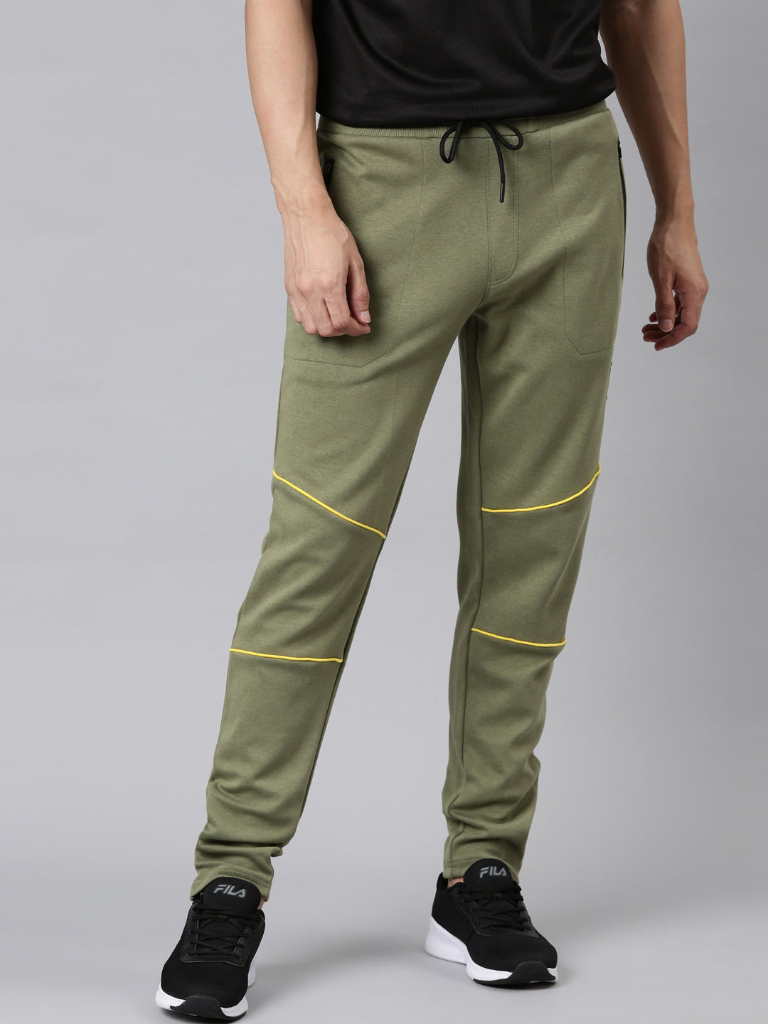 Fila Red Riley Men's Cut and Sew Jogger