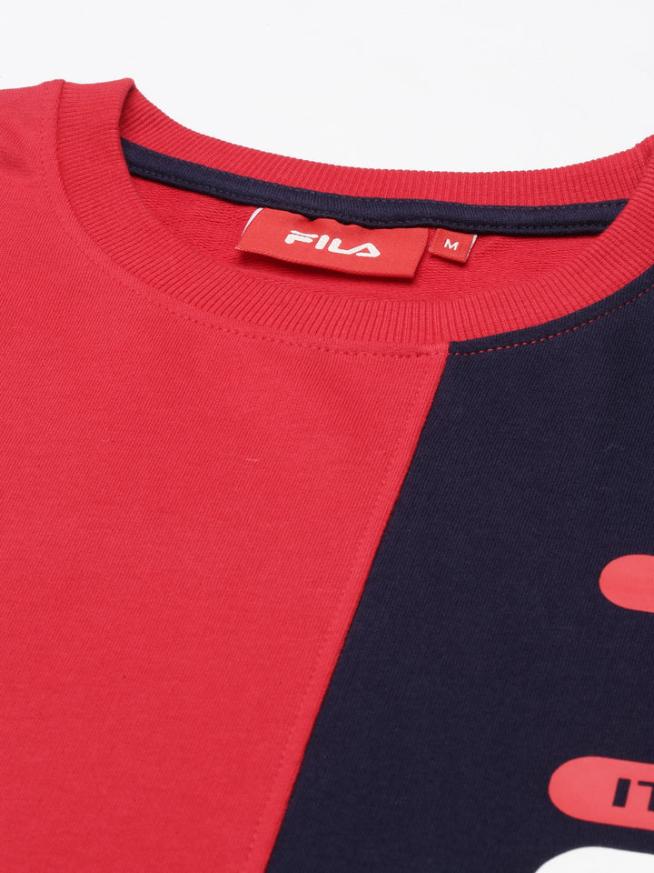 Fila Red Emot Men's Sweat Shirt
