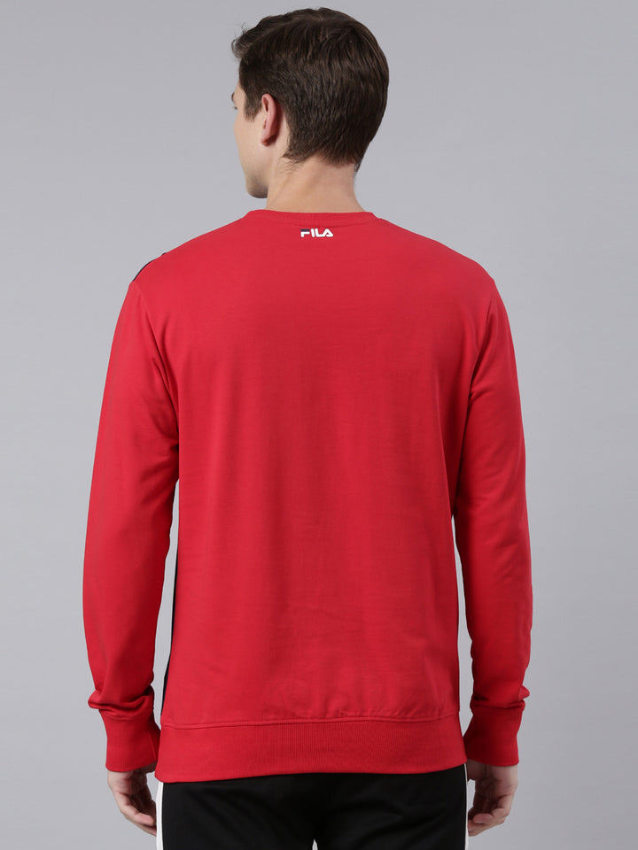 Fila Red Emot Men's Sweat Shirt