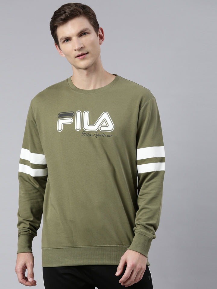 Fila Red Bravi Men's Sweat Shirt