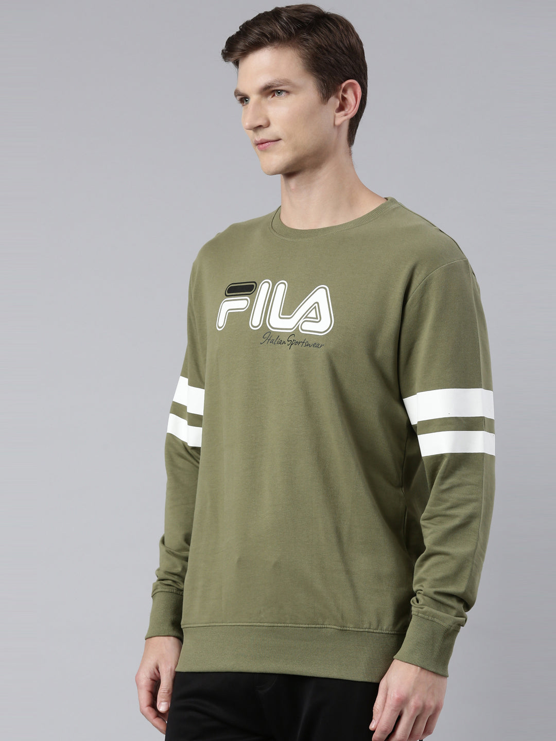 Fila Red Bravi Men's Sweat Shirt