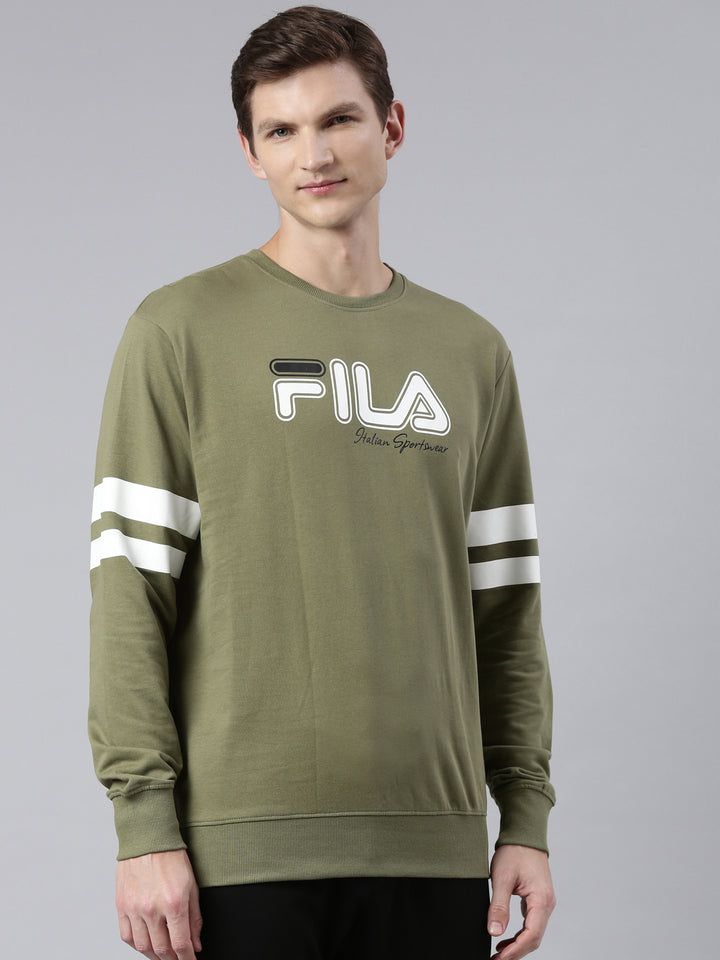 Fila Red Bravi Men's Sweat Shirt