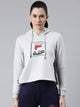Fila White Bayelle Women's Hoodie