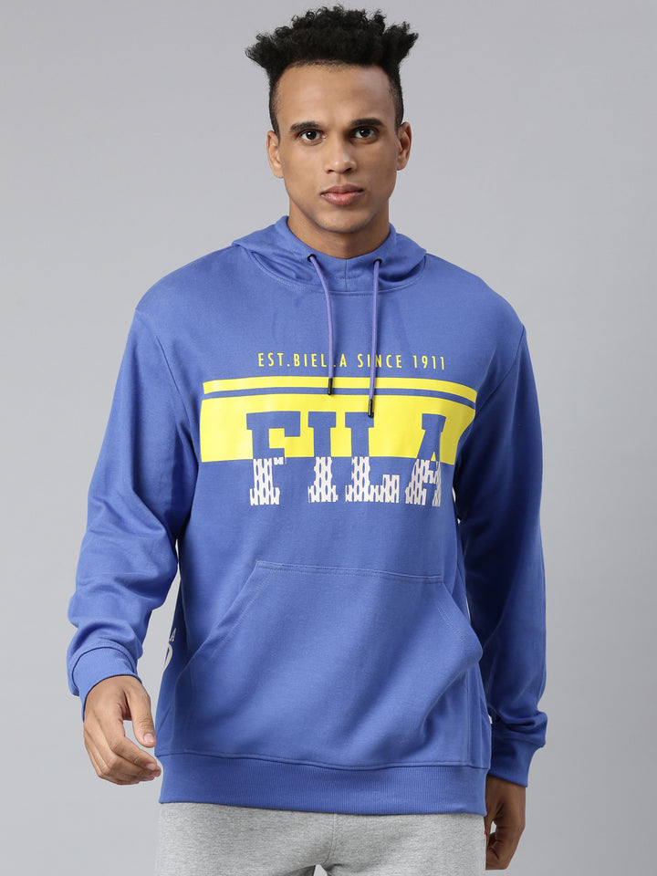 Fila Red Biggie Men's Full Sleeve Hoodie