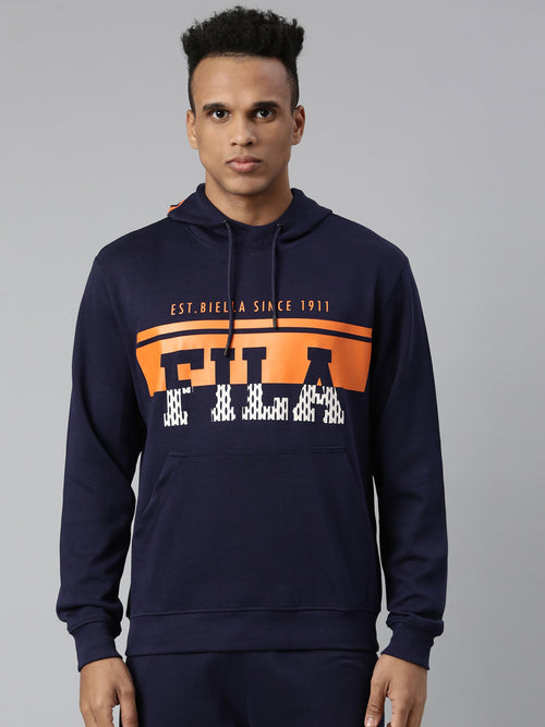 Fila Red Biggie Men's Full Sleeve Hoodie