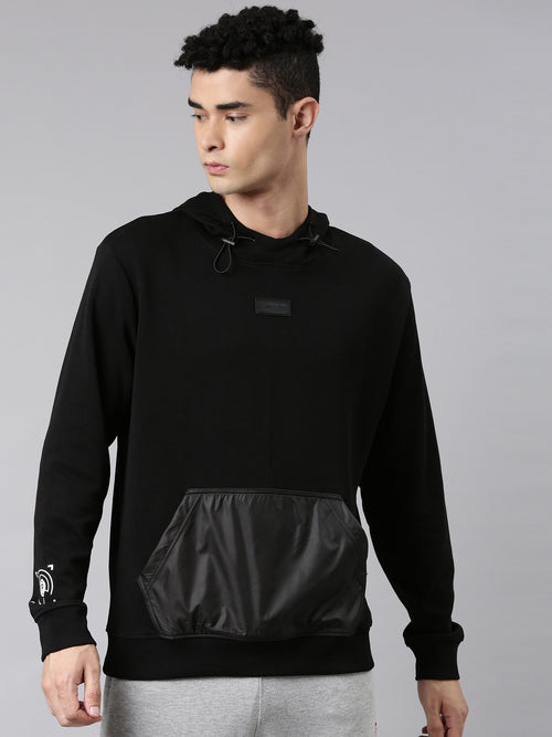 Fila White Mac Men's Full Sleeve Hoodie