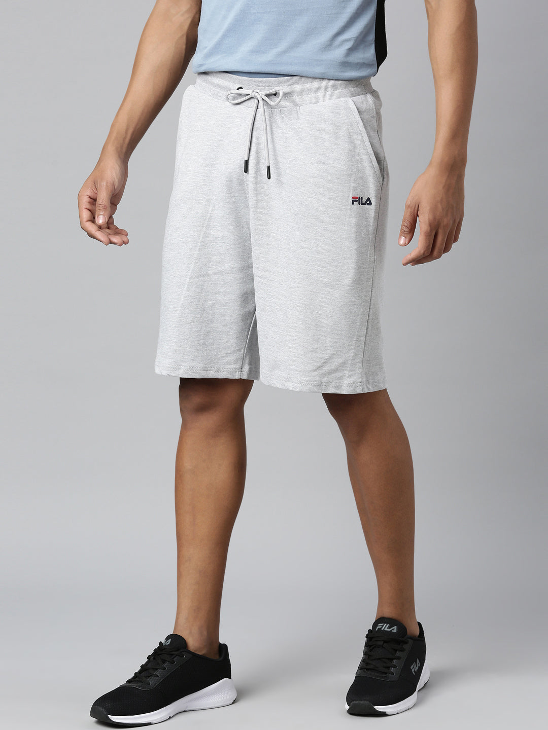 Fila White Joey Men's Long Shorts