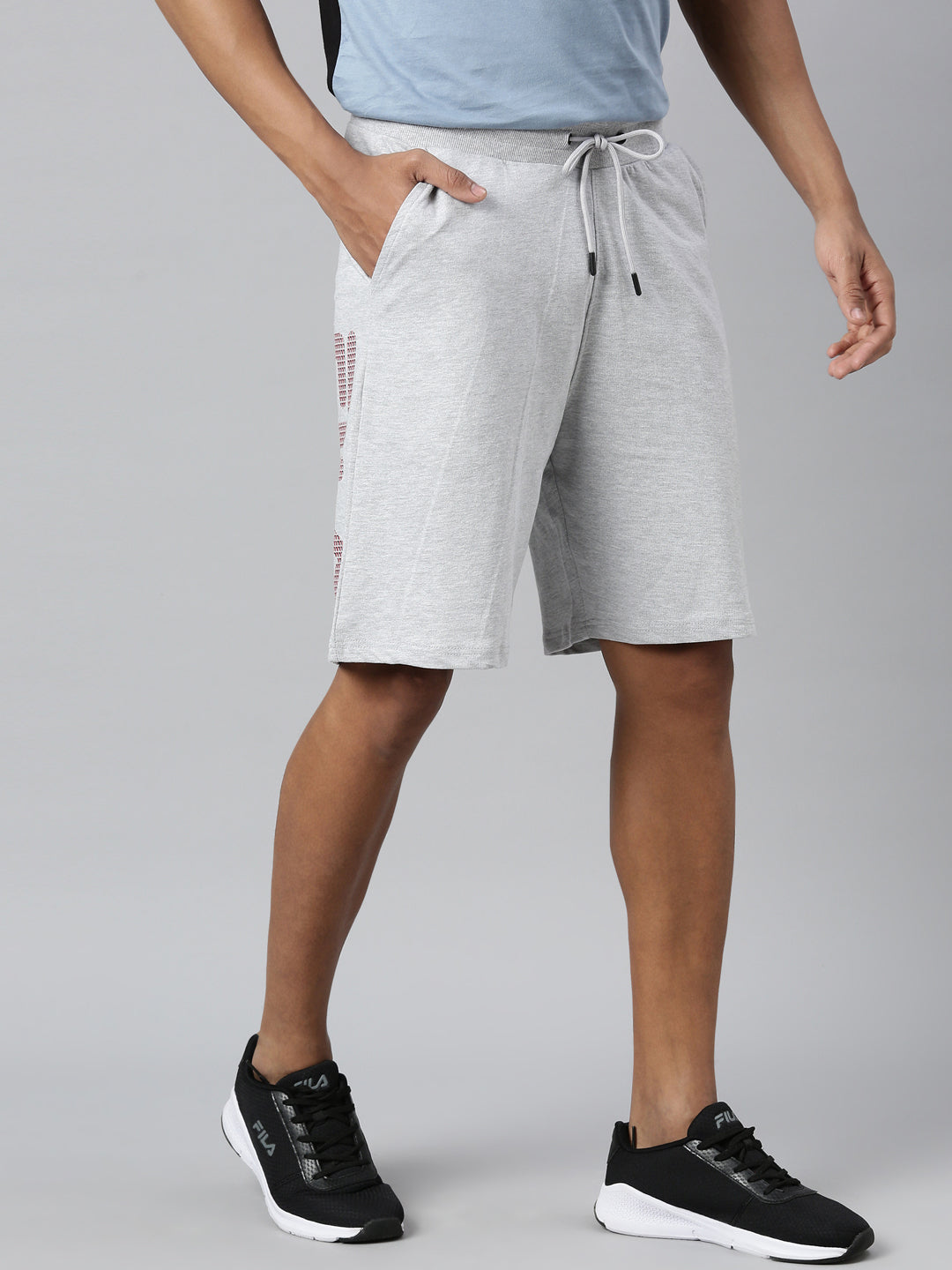 Fila White Joey Men's Long Shorts