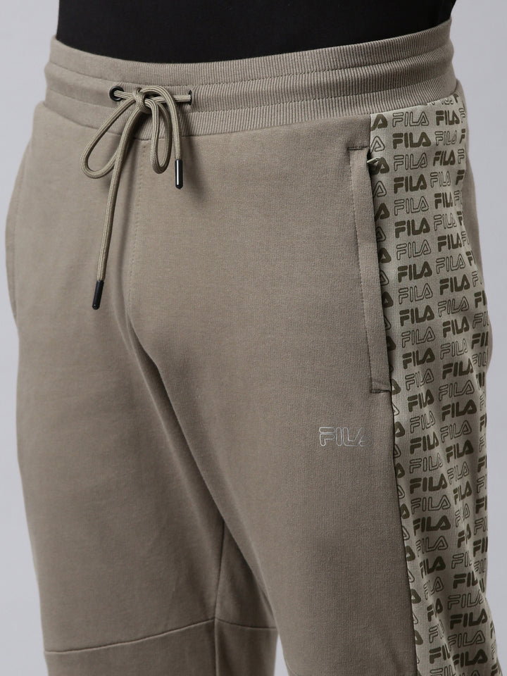 Fila White Ayushi Men's Ankle length Jogger