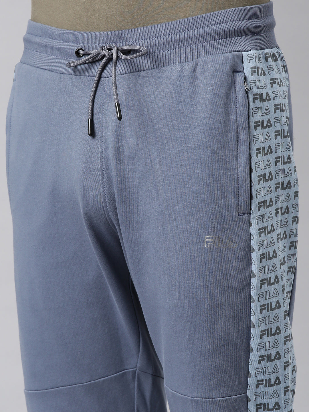 Fila White Ayushi Men's Ankle length Jogger