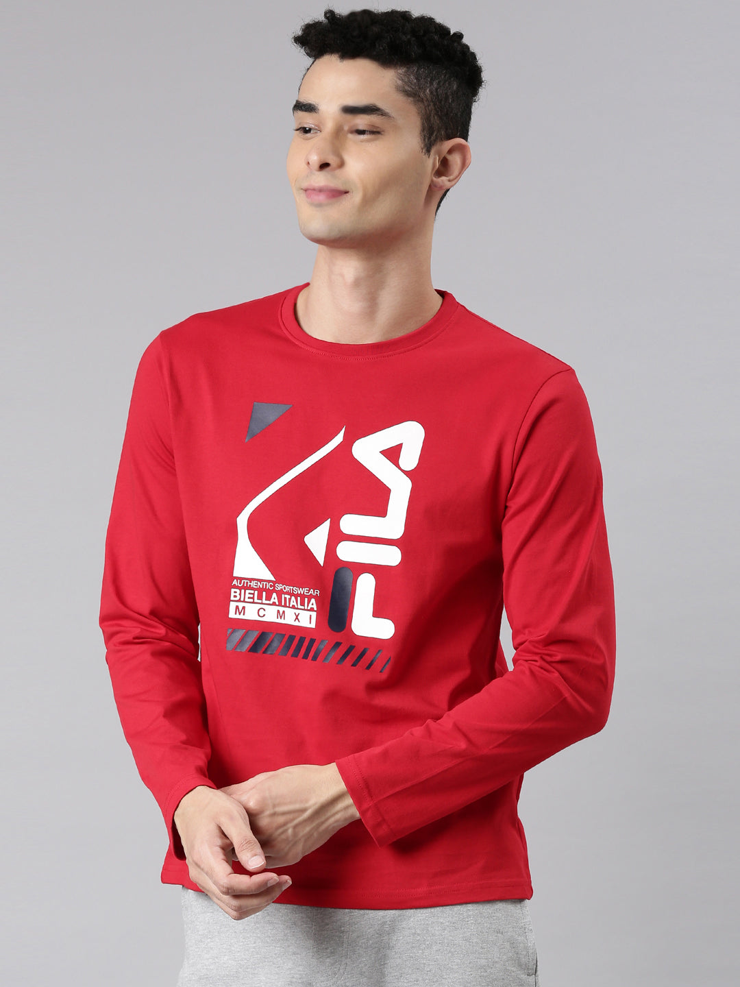 Fila White Kimma Men's Graphic T-Shirt