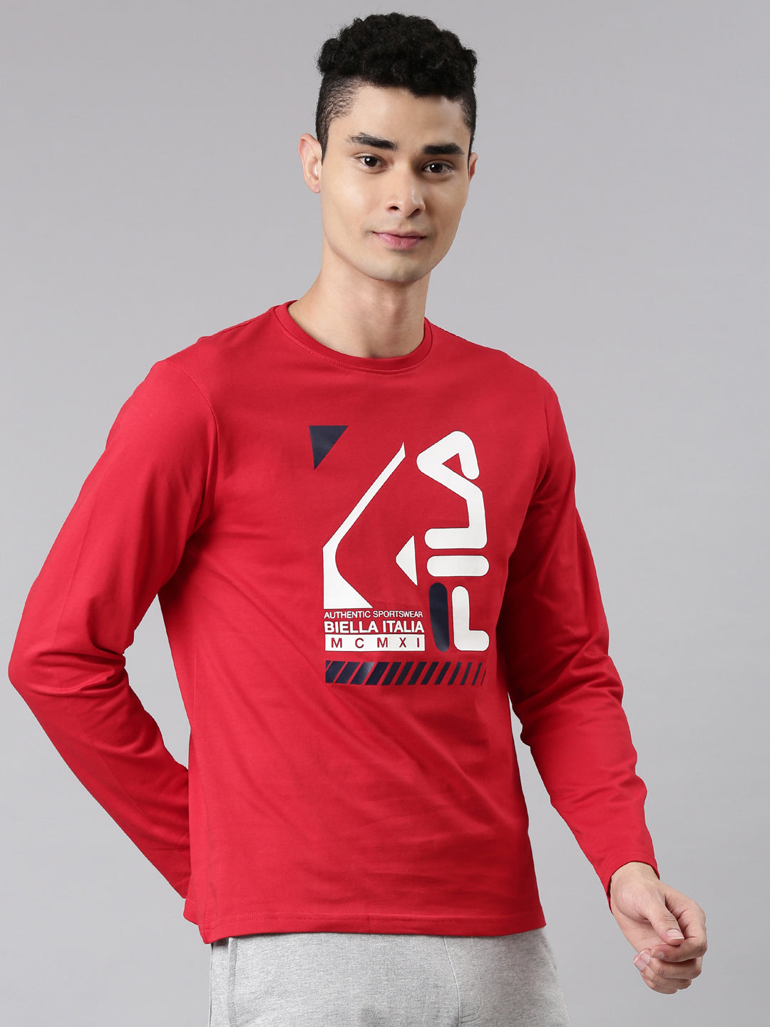 Fila White Kimma Men's Graphic T-Shirt