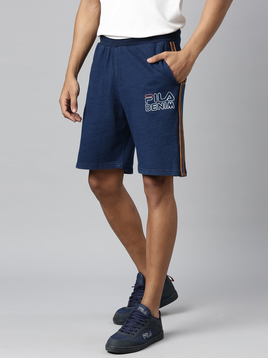 Fila White Daren Men's Regular Shorts