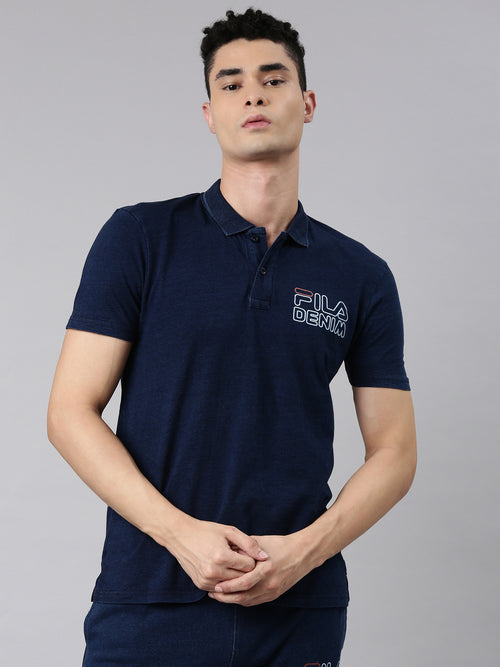 Fila White Dotter Men's Short Sleeve Polos