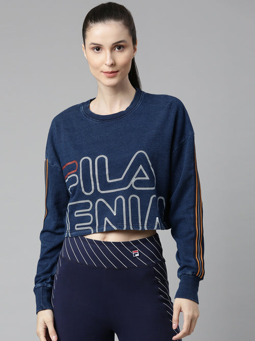 Fila Peacoat Drimel Women's Long Sleeve Sweat Shirt